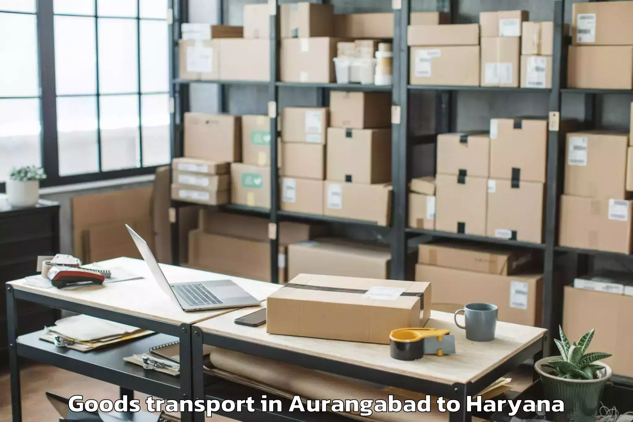 Aurangabad to Bilaspur Haryana Goods Transport Booking